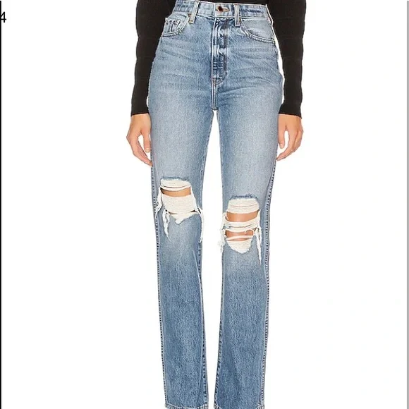 KHAITE Danielle Jeans Portland size 25 like new
Made in USA super high rise ⭐️ - Picture 8 of 13